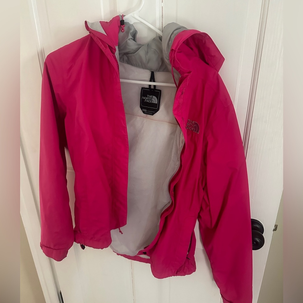 The North Face rain jacket